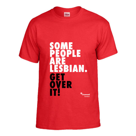 Scotland Vintage Sale T-shirt - Some People Are Lesbians. Get over it!