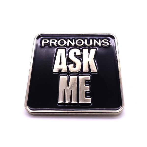 Pronouns badges (magnetic)