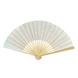 Bamboo & Paper Fan backside , size 23cm x 41cm