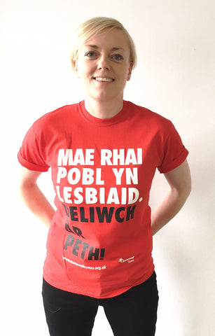 Some People are Lesbians. Get over it! (Welsh language) t-shirt