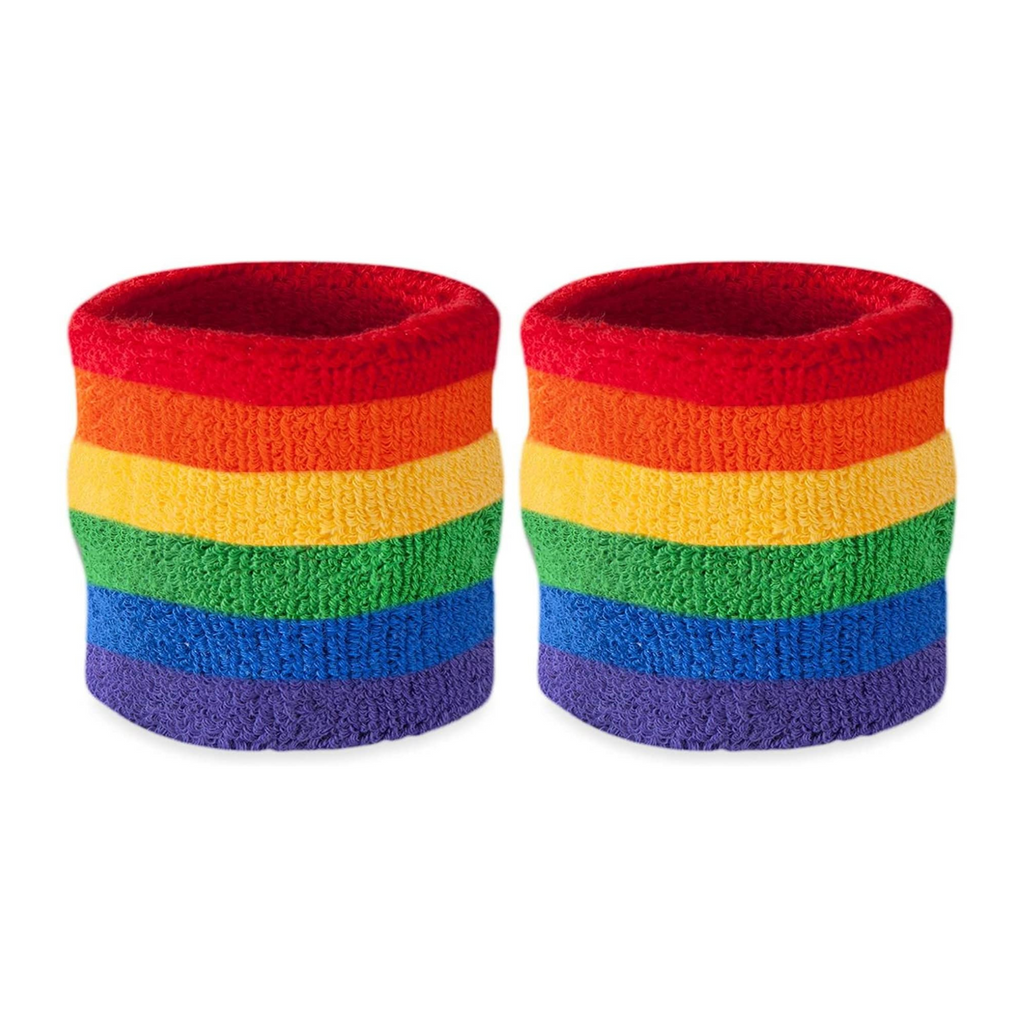 Rainbow sweatband (pair)